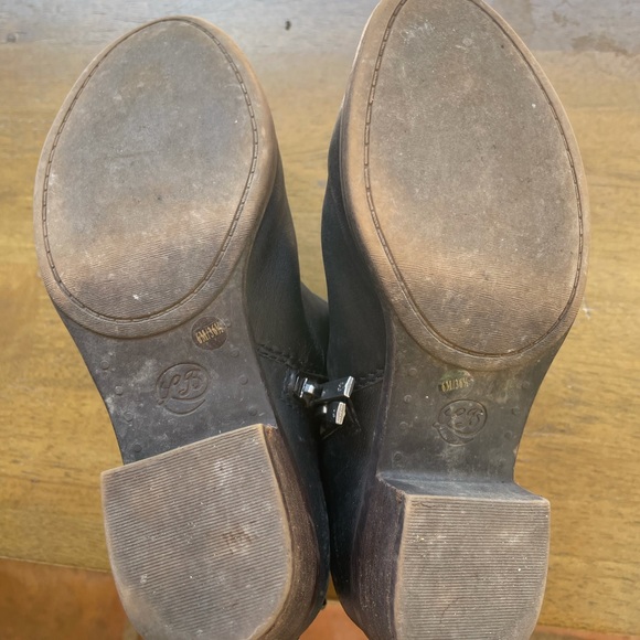 Lucky Brand Basel Leather Ankle Booties Size 6 - Picture 4 of 8